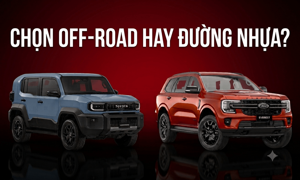 Chênh đúng 11 triệu đồng chọn Toyota Land Cruiser FJ cho chất hay lấy Ford Everest bản tầm trung cho rộng, bảng này sẽ giúp bạn dễ so sánh hơn