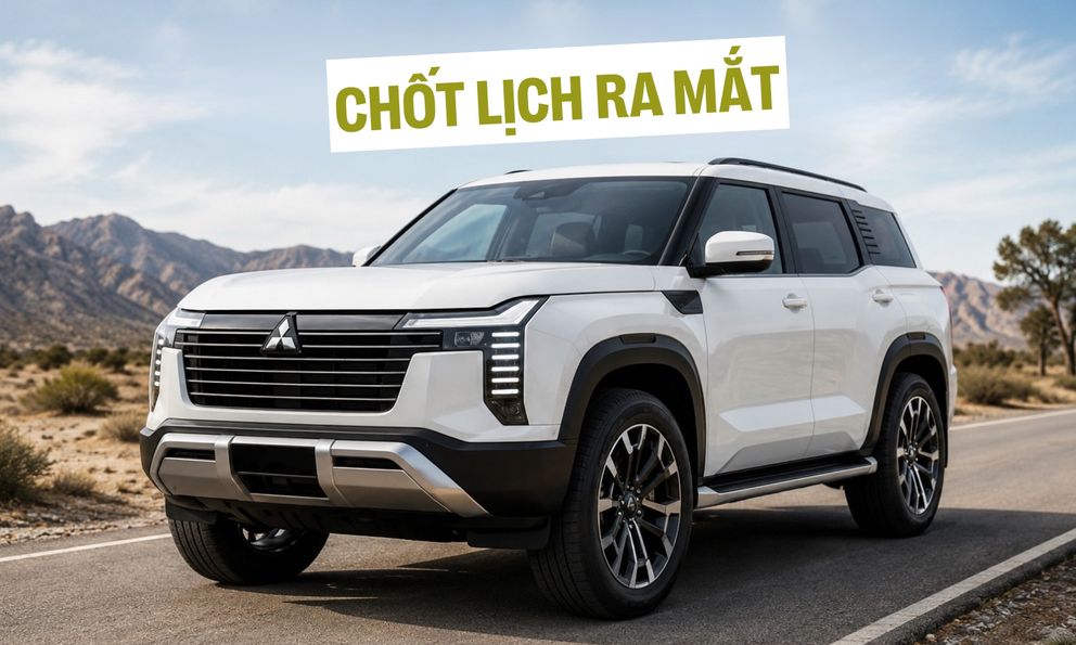 Mitsubishi Pajero 2026 dự kiến ra mắt ngay đầu tháng 9, khung gầm Triton, có thể bổ sung bản hybrid