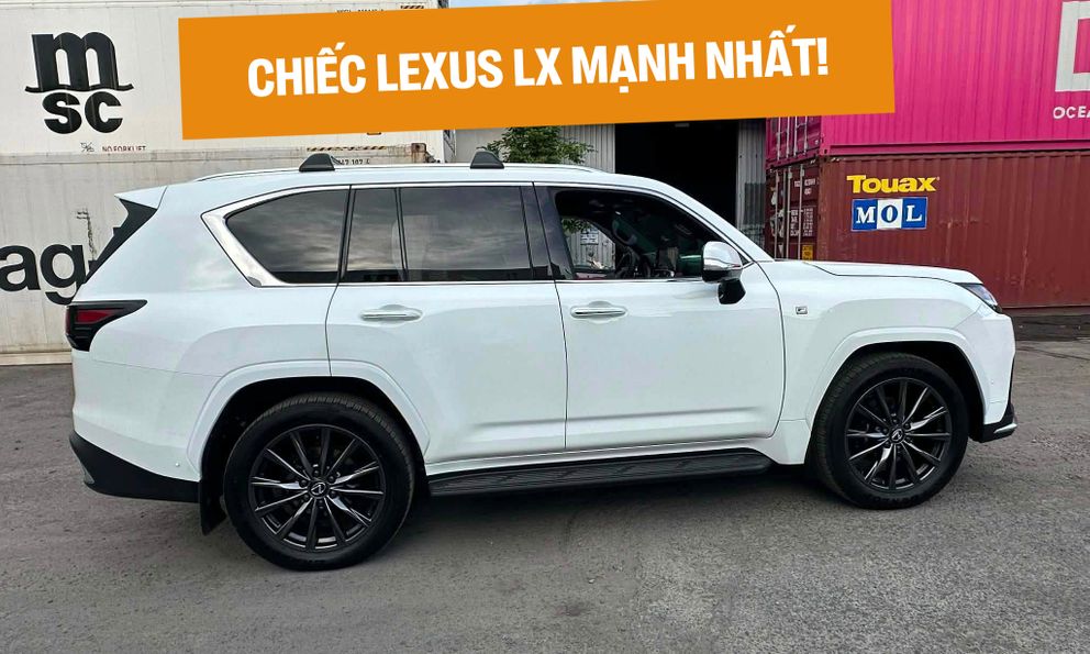 Chiếc Lexus LX 700h đầu tiên về Việt Nam: Bản hybrid mạnh nhất của LX, mạnh gần 460 mã, có gói thể thao phục vụ đại gia Việt