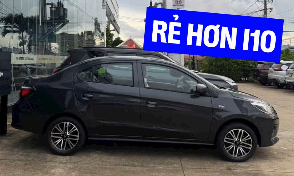 Đại lý xả kho Mitsubishi Attrage: Sedan hạng B xuống giá ngang Grand i10, không thoải mái chọn phiên bản