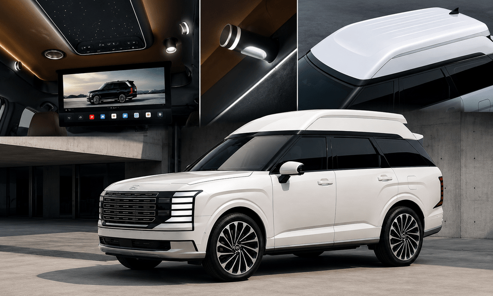 Hyundai Palisade 2027 có bản 'thương gia': Cao hơn 240mm, biến khoang sau thành 'phòng VIP'