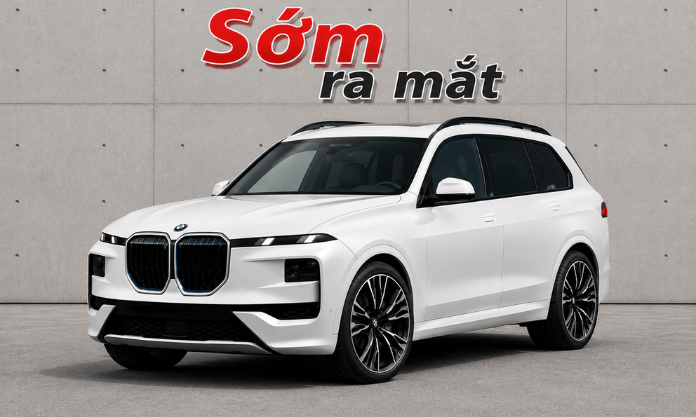BMW X7 đời mới lộ diện trên đường với thiết kế tinh chỉnh góc cạnh hơn, tay nắm cửa dạng ẩn, máy V8 trên bản cao nhất