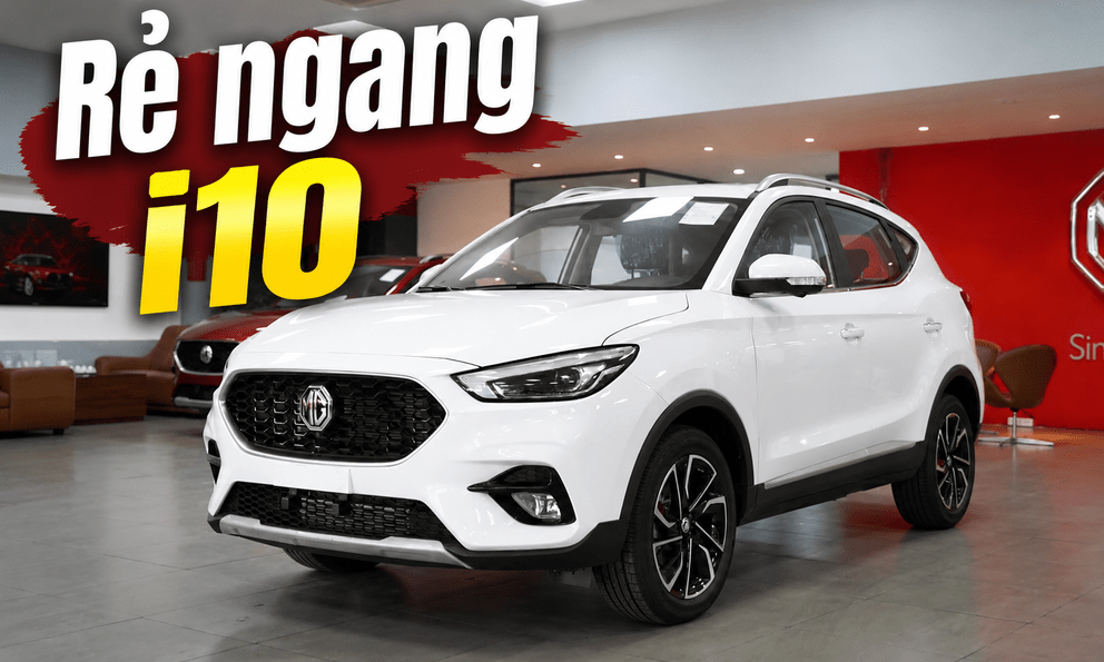 Càng sát ngày ra mắt đời mới, MG ZS giảm giá càng ‘tất tay’: Bản rẻ nhất còn 368 triệu đồng, làm khó cả Morning, i10