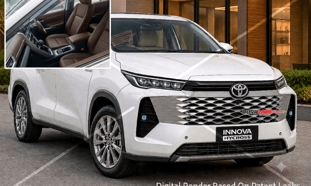 Toyota Innova Cross lộ thêm ảnh nội thất: Ghế như bản hiện hành, táp-lô đổi tông màu, màn hình cỡ lớn