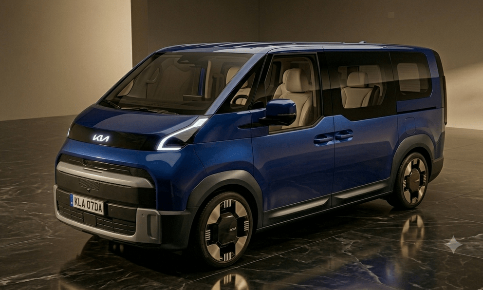 Kia PV7 lộ diện lần đầu: Xe điện cỡ lớn, hứa hẹn chở gia đình thì rộng mà công việc thì thực dụng