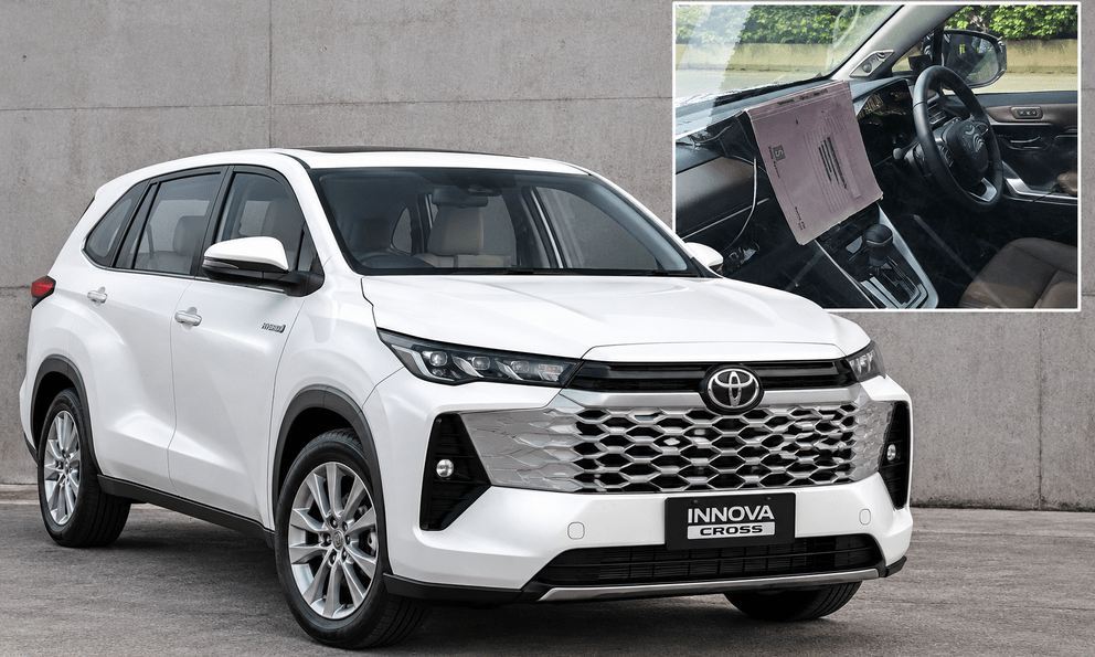 Toyota Innova Cross 2027 tiếp tục lộ ảnh nội thất, màn giải trí dễ được 'lên đời'