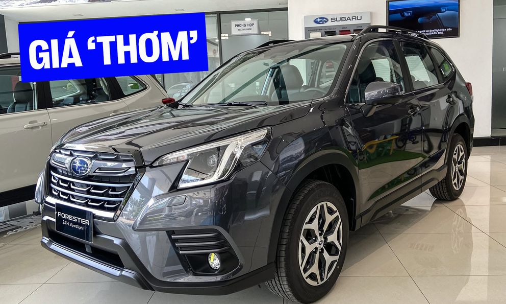 Subaru Forester đời cũ vẫn chưa 'xả' hết hàng dù giảm giá hàng trăm triệu, đời mới đã bán được gần 1 năm