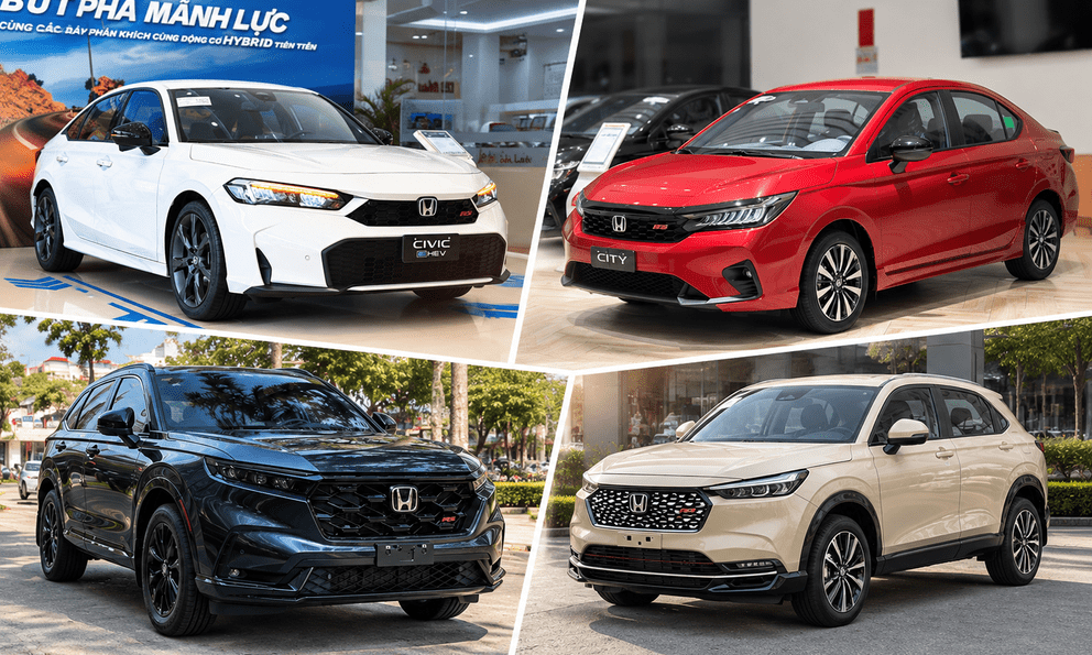 Honda tạm áp đảo nhóm xe Nhật tại CCA 2026: Gần 208.000 lượt bình chọn, 5 lần xuất hiện ở các top 5