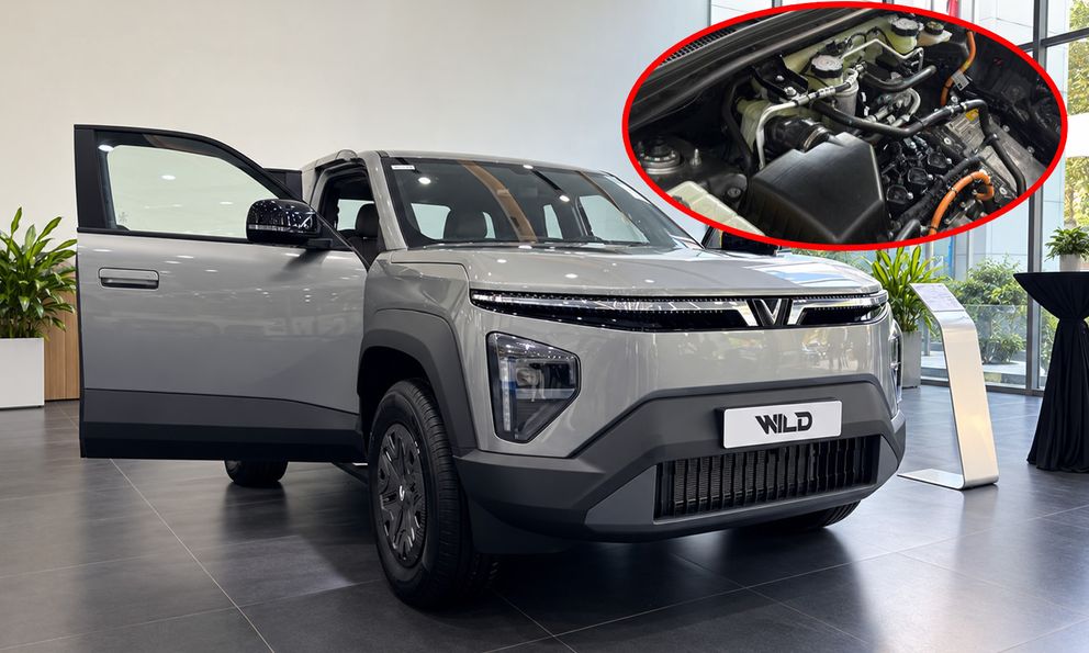 Soi chi tiết VinFast VF Wild bản tiền thương mại tại đại lý: Bán tải REEV đầu tiên lộ nhiều trang bị thực dụng, có điểm giống VF 8