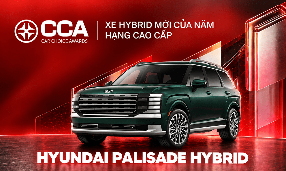 Hòa điểm chuyên môn, Hyundai Palisade Hybrid thắng giải 'Xe hybrid mới của năm - Hạng cao cấp' nhờ cộng đồng bình chọn áp đảo