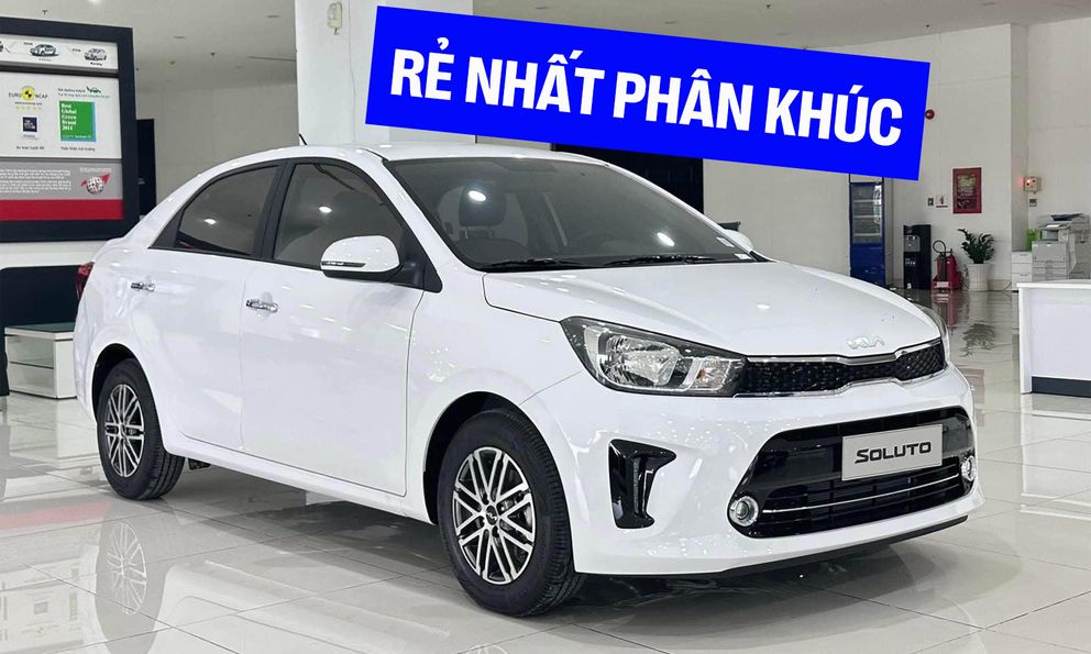 Kia Soluto giảm giá còn dưới 300 triệu đồng: Rẻ nhất phân khúc nhưng cấu hình hộp số không dành cho số đông