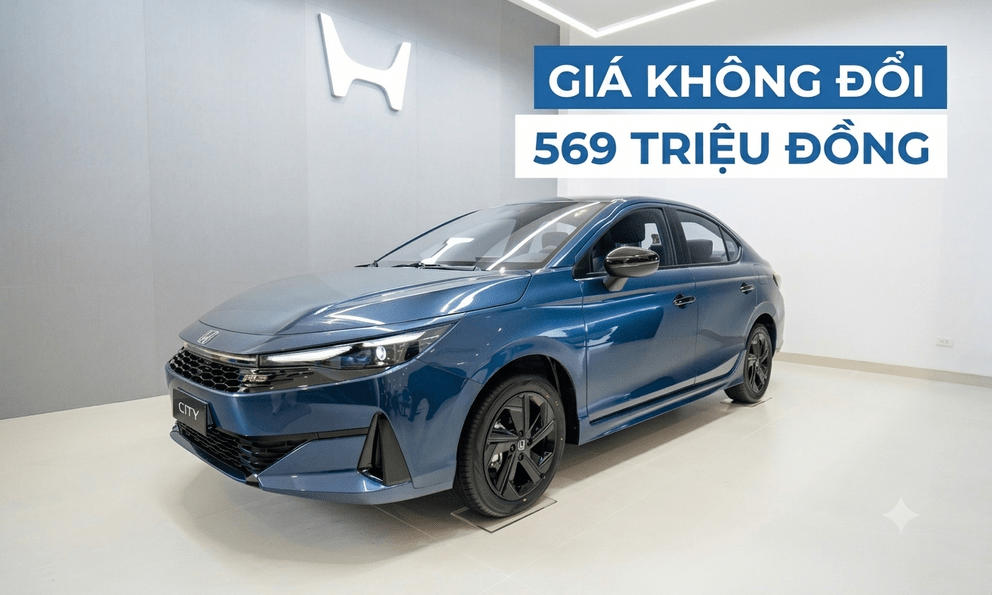 Honda City 2026 ra mắt Việt Nam: Nâng cấp trang bị, giảm phiên bản, giá khởi điểm 539 triệu đồng