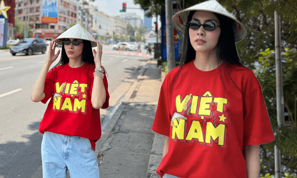 Khoảnh khắc cực đẹp của Tăng Thanh Hà trong dịp đại lễ 30/4