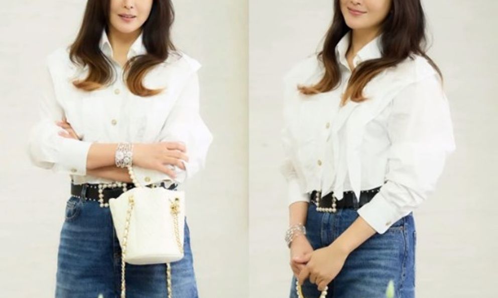 Xuất hiện vài giây, Kim Hee Sun khiến cả mạng xã hội phát sốt vì ánh nhìn chuẩn “dâu hào môn”