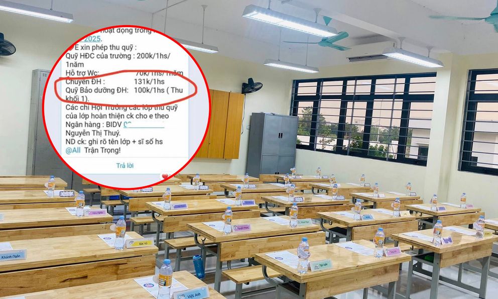 Vụ thu 131.000 đồng/HS để chuyển 2 điều hòa sang địa điểm mới cách 2km: Nhà trường nói 