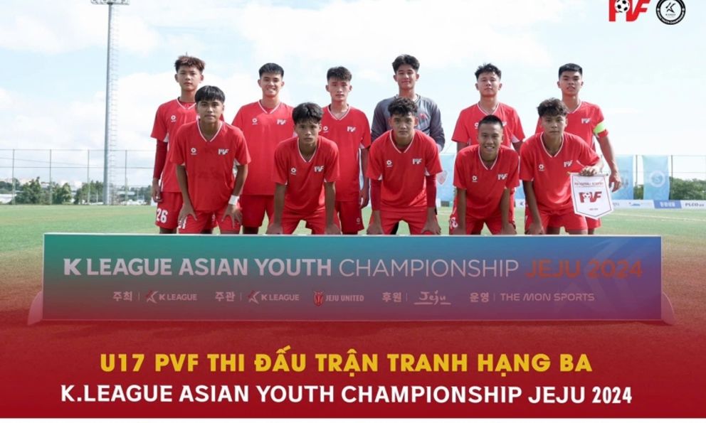 U17 PVF gây ấn tượng mạnh tại Hàn Quốc, tiếc nuối khi bỏ lỡ cơ hội tranh chức vô địch