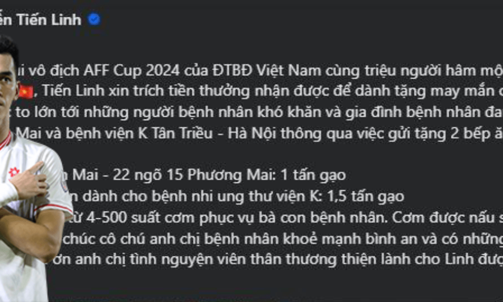 Tỏa sáng ở AFF Cup 2024, Tiến Linh tiếp tục 