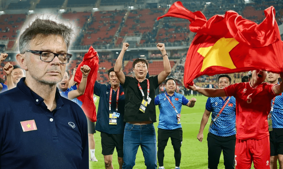 HLV Kim Sang-sik tiết lộ bí quyết vô địch, hóa ra đấy là khác biệt với HLV Troussier?