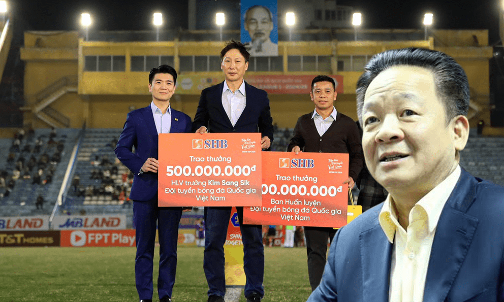 Bầu Hiển thêm lần chi đậm, HLV Kim Sang-sik nhận phần thưởng cực lớn