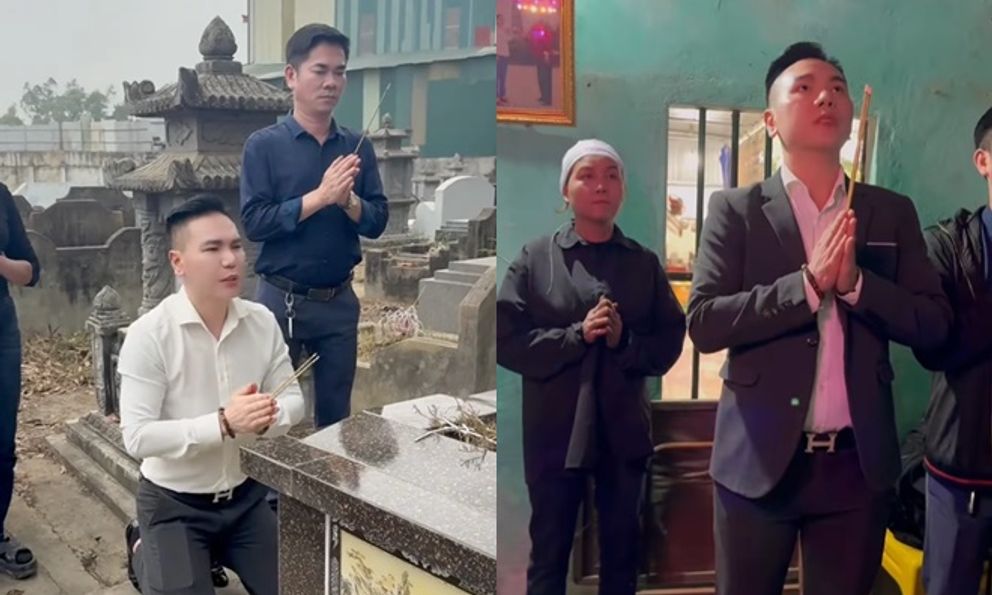 Châu Việt Cường về đám giỗ thắp hương cho nạn nhân năm xưa: 