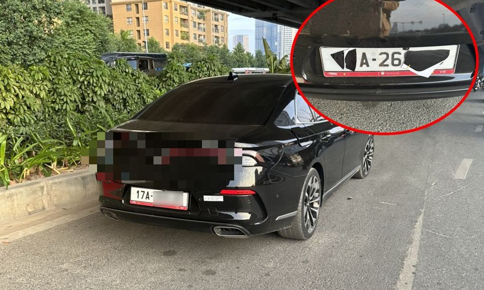 Che biển số ô tô, xe máy để 