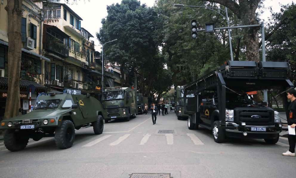 Dàn xe bọc thép, mô tô hộ tống nguyên thủ quốc gia, kỵ binh... sẽ xuất hiện ở hồ Gươm cuối tuần này