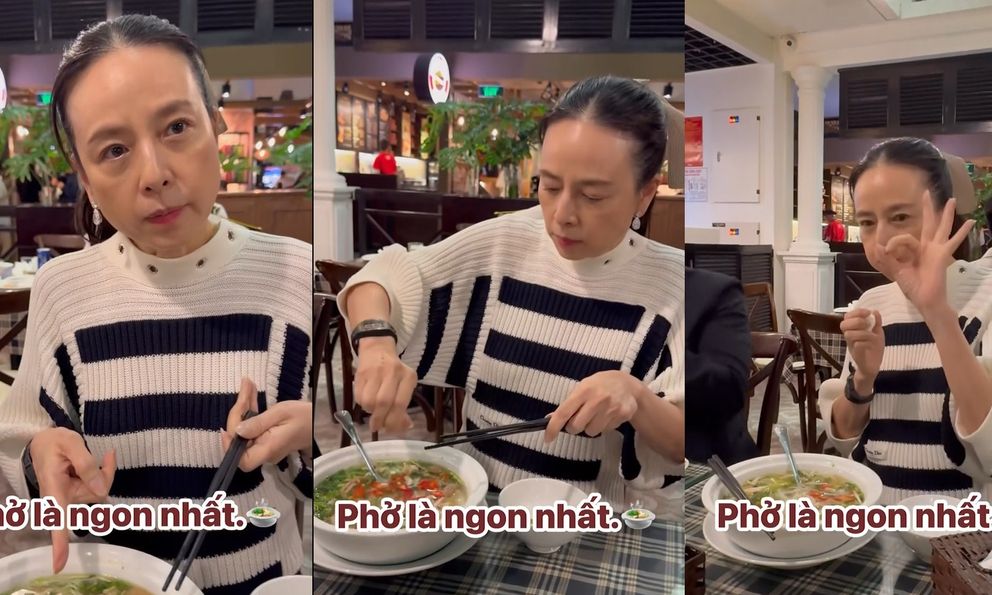 Tỷ phú Madam Pang thử bát phở gà Việt Nam, thốt 1 câu thu hút gần 15.000 lượt like và hơn 1.000 bình luận