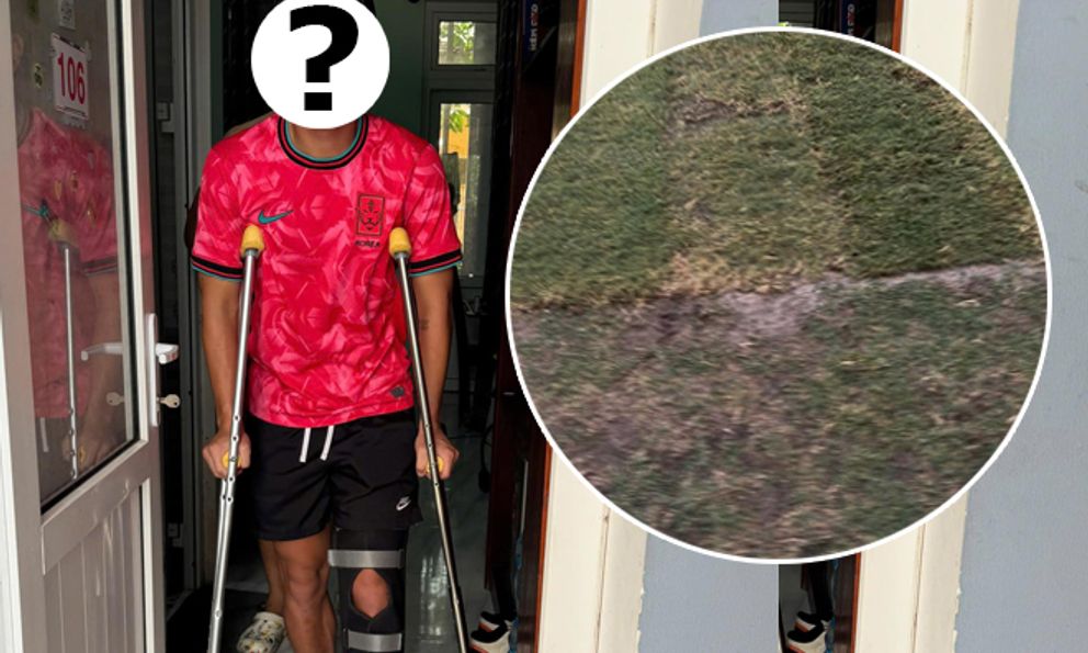 Cựu tuyển thủ U23 Việt Nam gặp nạn khi đá tại Mỹ Đình, nghỉ hết năm vì chấn thương tai hại