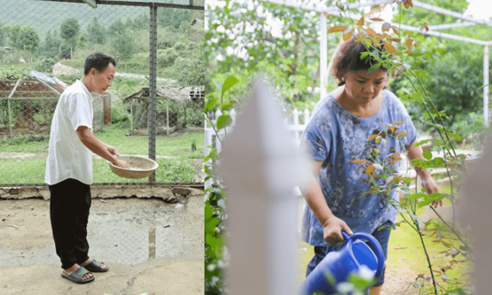 3 nghệ sĩ rời phố thị về Thạch Thất sống an yên tại nhà vườn rộng lớn, có nữ NSND mới 43 tuổi