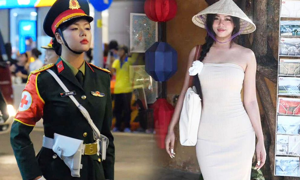 Nữ Trung úy cao 1m73 tham gia diễu binh 30/4, dân tình tấm tắc “thiếu mỗi vương miện là thành Hoa hậu”