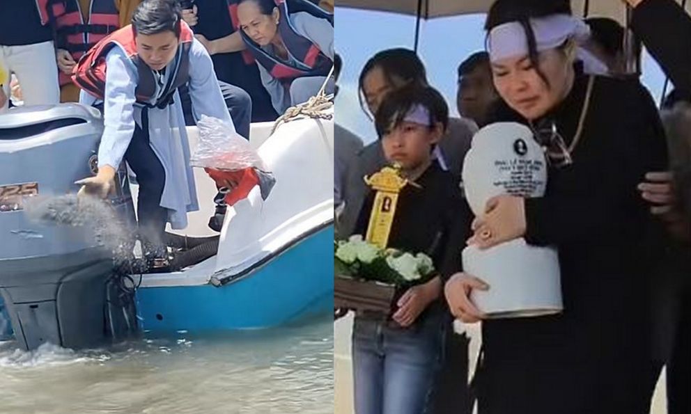Tro cốt Quý Bình đã nằm lại ở biển Cần Giờ đúng di nguyện