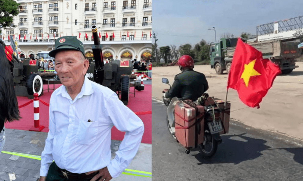 Cựu chiến binh 76 tuổi chạy xe máy 1.300km đã tới TP. Hồ Chí Minh: Tuy hơi mệt nhưng rất hạnh phúc