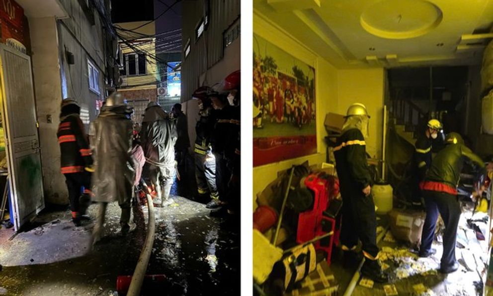 Cháy nhà ở Hà Nội khiến 3 người trong gia đình tử vong: Người dân bất lực nhìn ngọn lửa bùng dữ dội