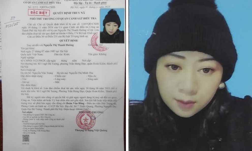 Truy nã đặc biệt Nguyễn Thị Thanh Hường
