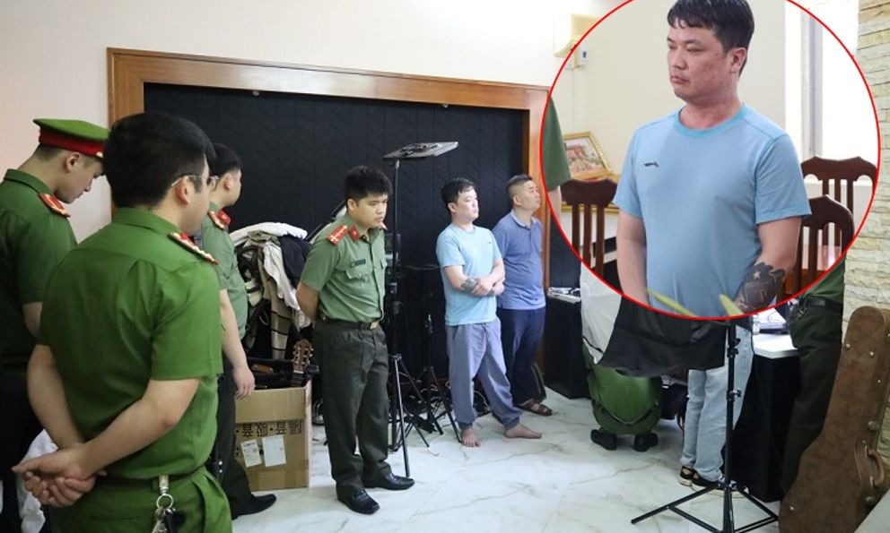 Hình ảnh khám nhà Tiktoker Lê Việt Hùng 