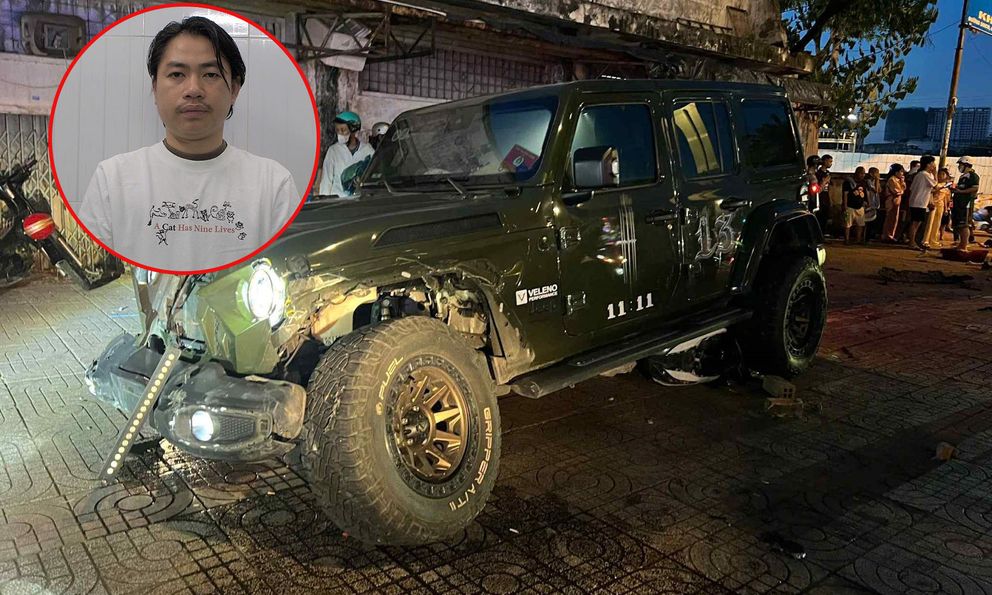 Chân dung nam thanh niên lái xe Jeep tông 2 mẹ con tử vong ở TP.HCM