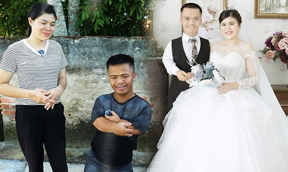 Chàng trai 1m28 cưới vợ 1m62 xinh như hoa: Vượt 700km tìm tình yêu, tiết lộ số tiền sính lễ bất ngờ