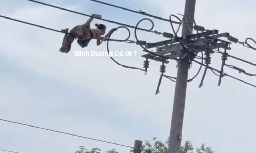 Người phụ nữ bò trên đường dây diện khiến cả phố hoảng sợ : Tình trạng sức khỏe sau khi bị ngã xuống