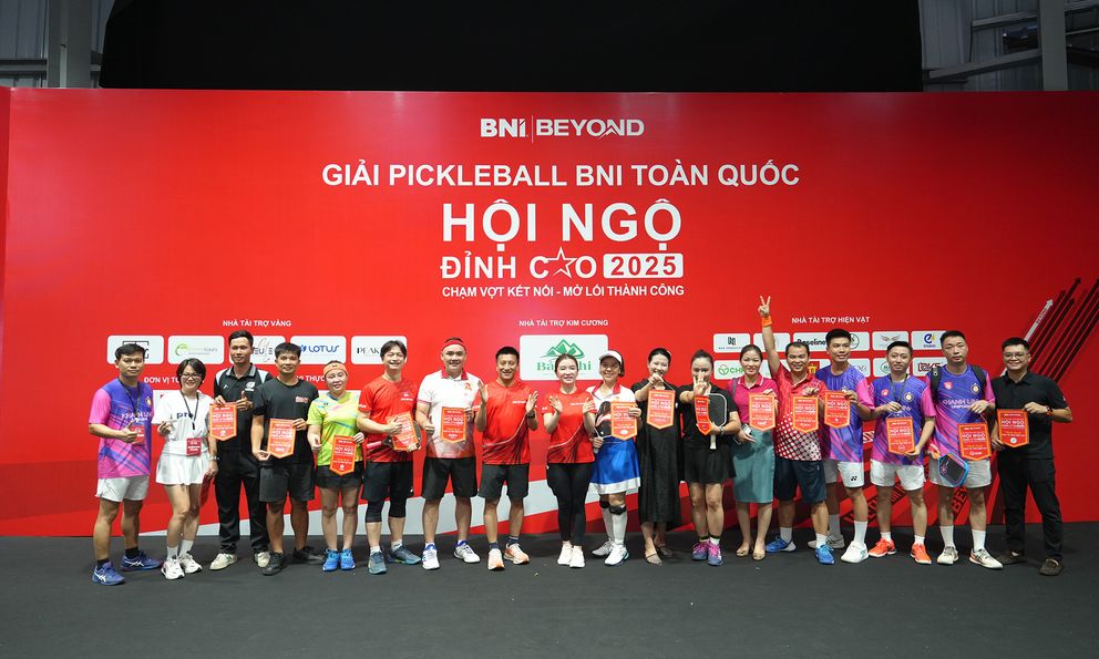 BNI tổ chức thành công giải Pickleball BNI toàn quốc