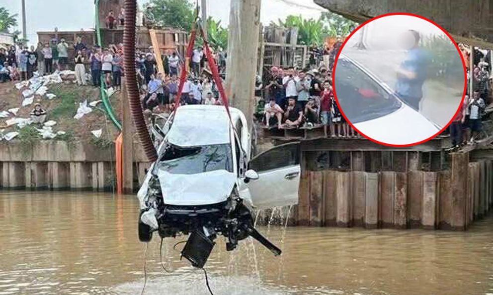 Vụ ô tô lao xuống sông sau khi tông 2 xe máy khiến 3 người chết: Thông tin bất ngờ về người cầm lái