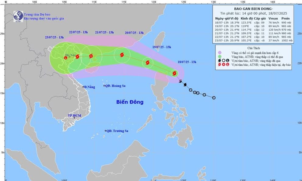 Tin mới về đợt mưa to đến rất to, kéo dài nhiều ngày liên tiếp ở miền Bắc