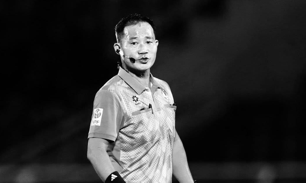 Trọng tài V.League đột ngột qua đời, sếp VFF: “Tôi thật sự bàng hoàng và đau lòng”