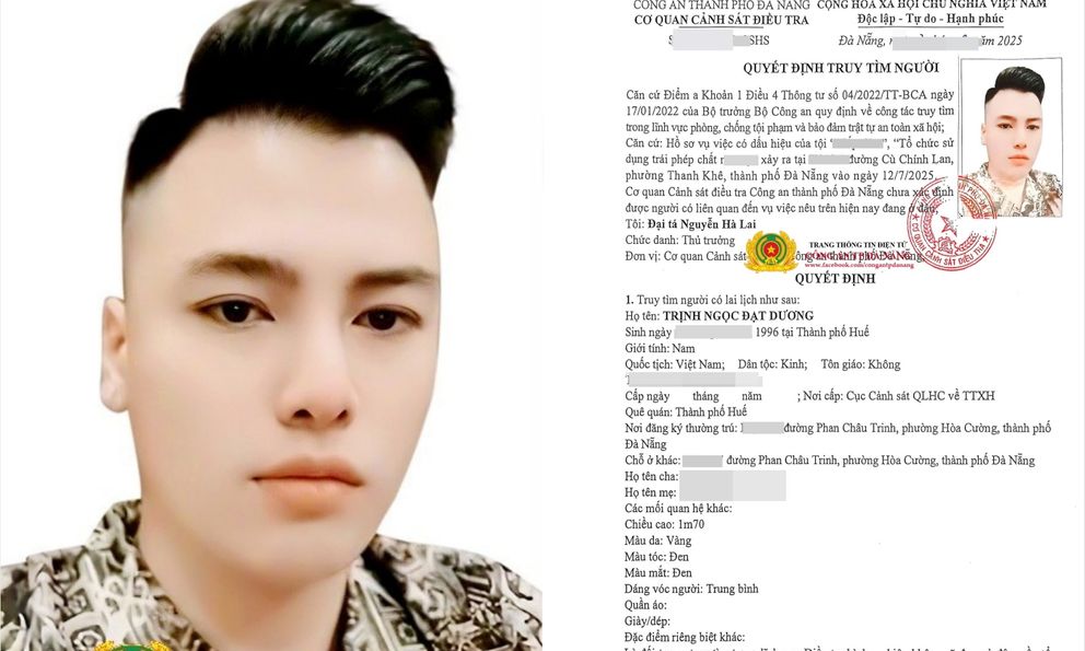 Truy tìm thanh niên sinh năm 1996 liên quan vụ án hiếp dâm, ma túy