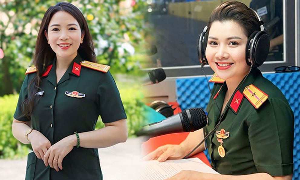 Hai nữ quân nhân có giọng đọc nội lực ấn tượng trong lễ diễu binh, diễu hành mừng 80 năm Quốc khánh 2/9 