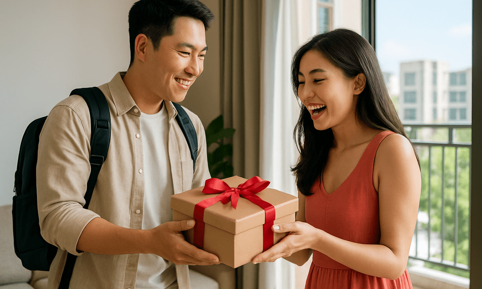 Được chồng tặng một hộp quà sau khi đi công tác về, tôi mở ra rồi gục ngã với thứ bên trong