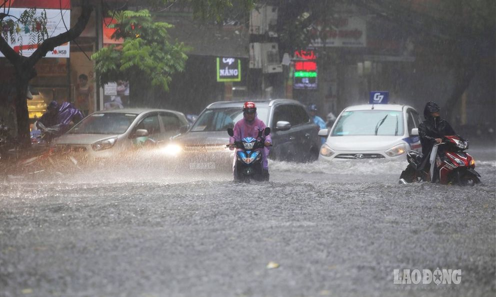 Ngày mai, Hà Nội và nhiều nơi tại Bắc Bộ có mưa to