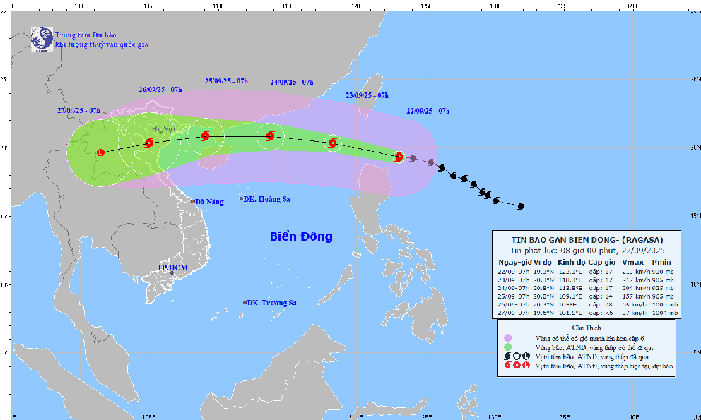 Siêu bão dữ dội nhất hành tinh năm 2025 sẽ đổ bộ vào đất liền nước ta vào ngày nào?