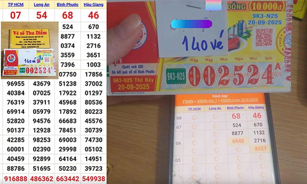 Khách đặt mua 140 tờ vé số rồi hủy đơn, người bán giữ lại bất ngờ trúng hết: Hé lộ số tiền thưởng