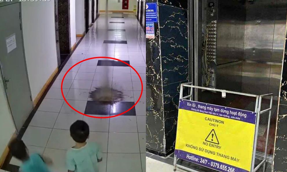 Vụ bé trai ném dép làm hỏng 2 thang máy: Nhân chứng ngửi thấy mùi khét nồng nặc, cư dân nỗ lực tát nước