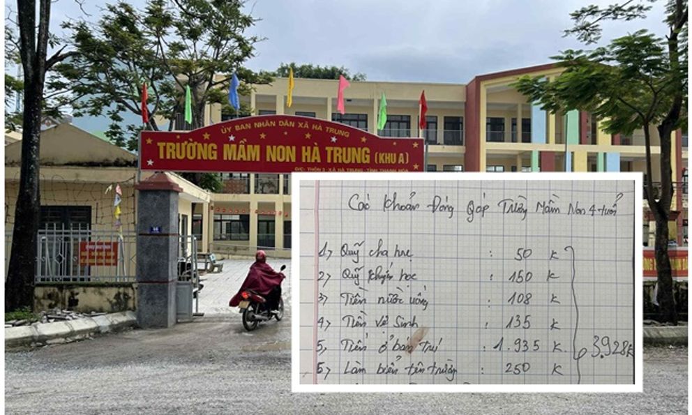 Phụ huynh bức xúc các khoản thu 